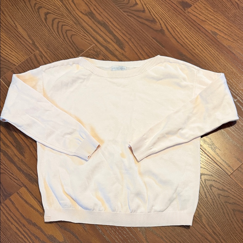 Barefoot Dreams Sunbleached Boatneck Pullover Pale Pink - Picture 9 of 10